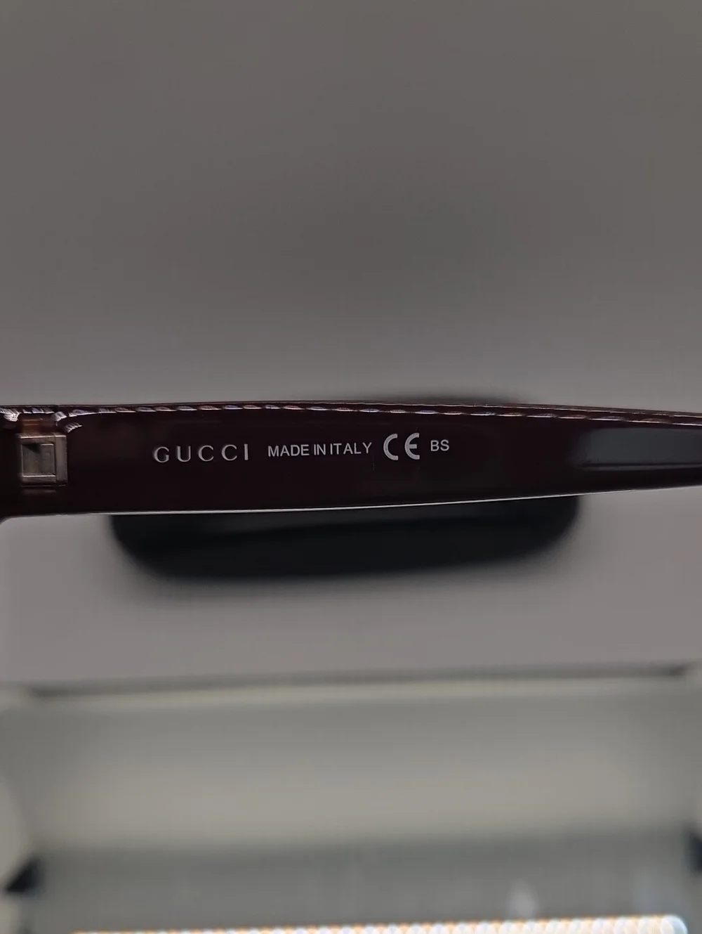 Gucci GG 1021 Dark Brown/Burgundy Rectangular Eyeglass Frame Prescription